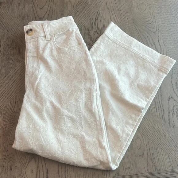 NWT-Anthropologie The Skipper High-Rise Crop Wide-Leg Jeans Pilcro Sz:26 - Picture 6 of 10
